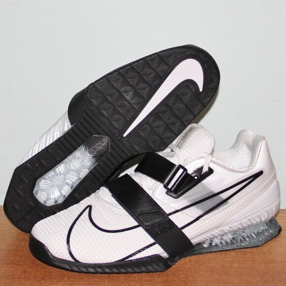 Nike Romaleos 4 Weightlifting Shoes Mens 15 White Black